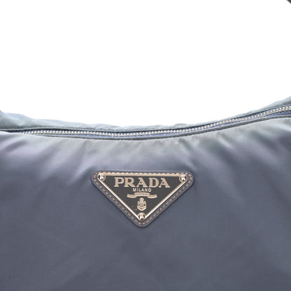 Prada Tessuto Nylon Hobo Astral Blue 8 of 11