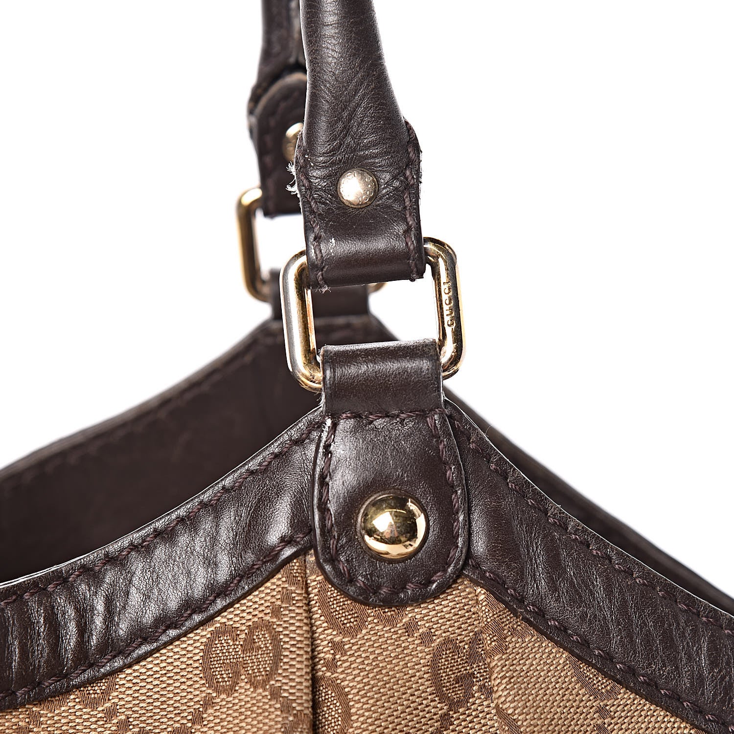Gucci Monogram Large Sukey Tote Dark Brown 11 of 21