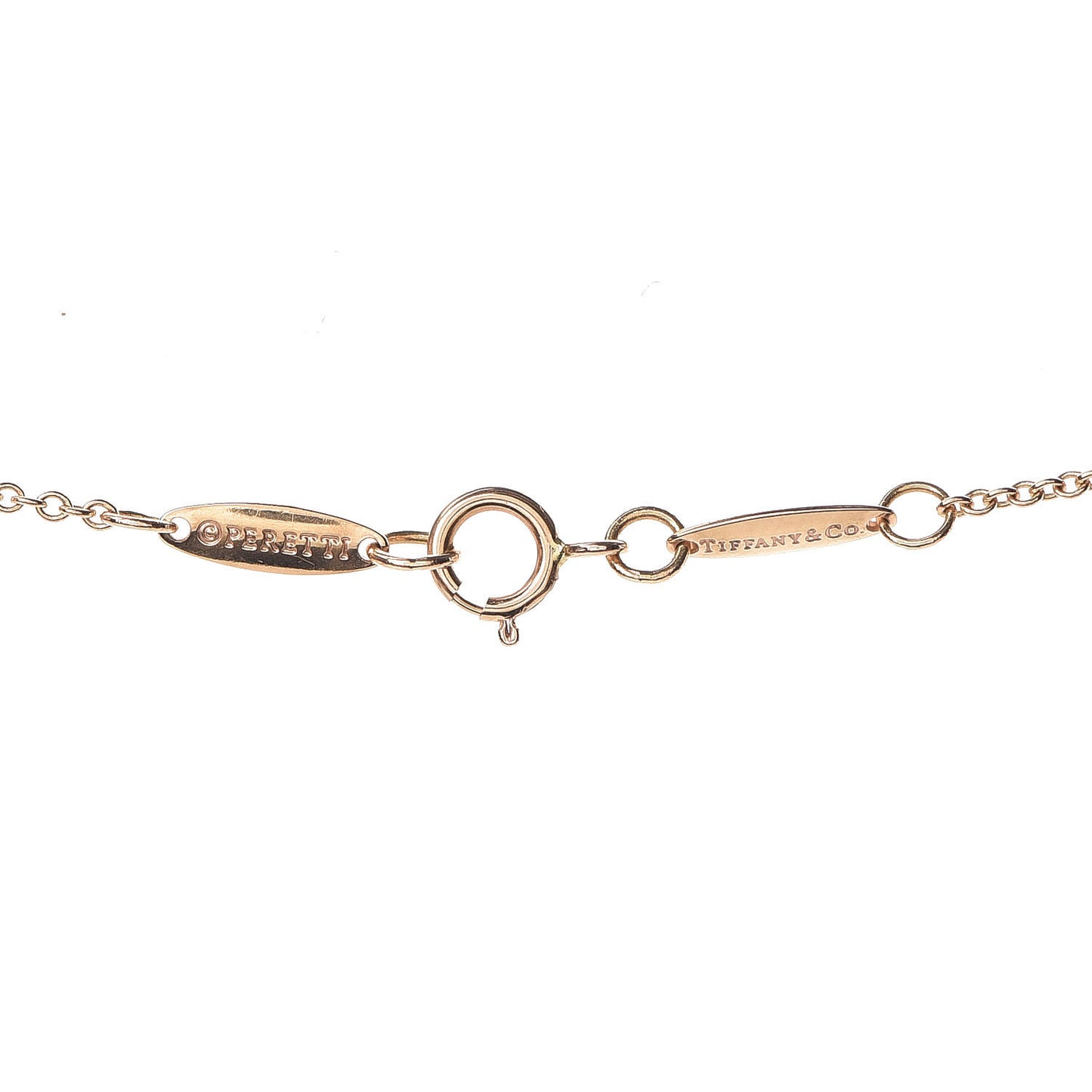 18K Yellow Gold Elsa Peretti Small Open Heart Pendant Necklace
