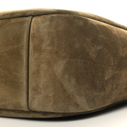 Saint Laurent Suede Large Le 5 A 7 Soft Hobo New Barley 8 of 10