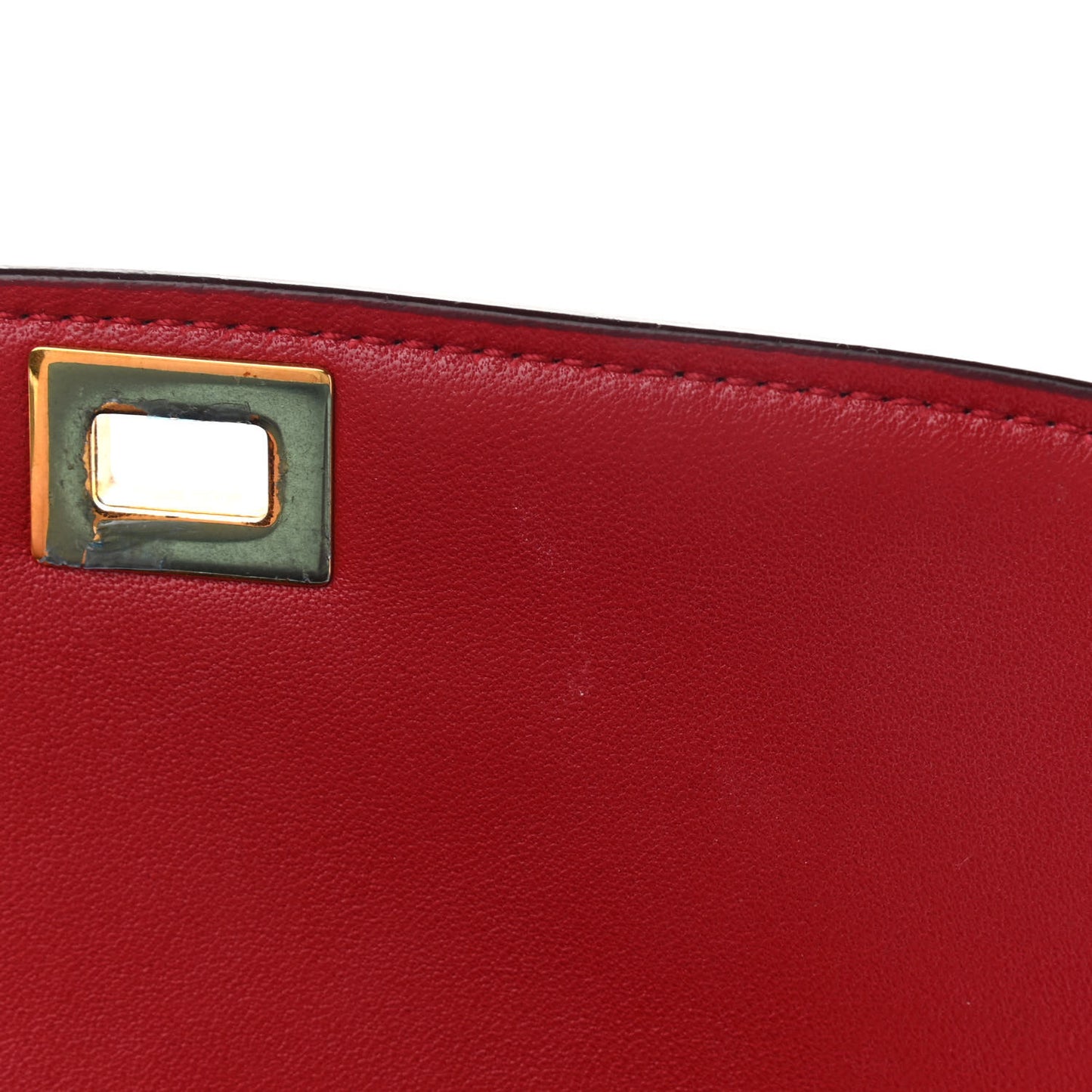 Smooth Calfskin Small Classic Box Flap Bag Red