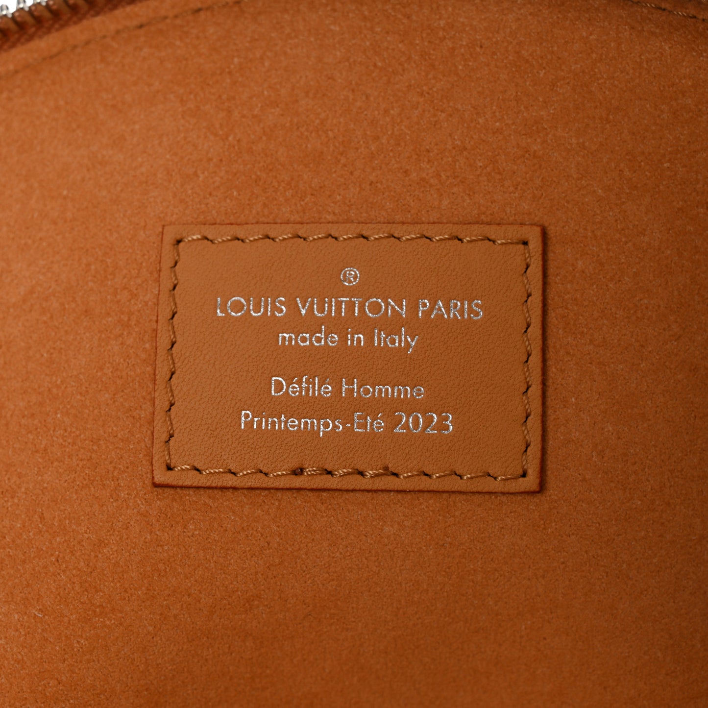 Calfskin Monogram Fortune Cookie Pouch Purple