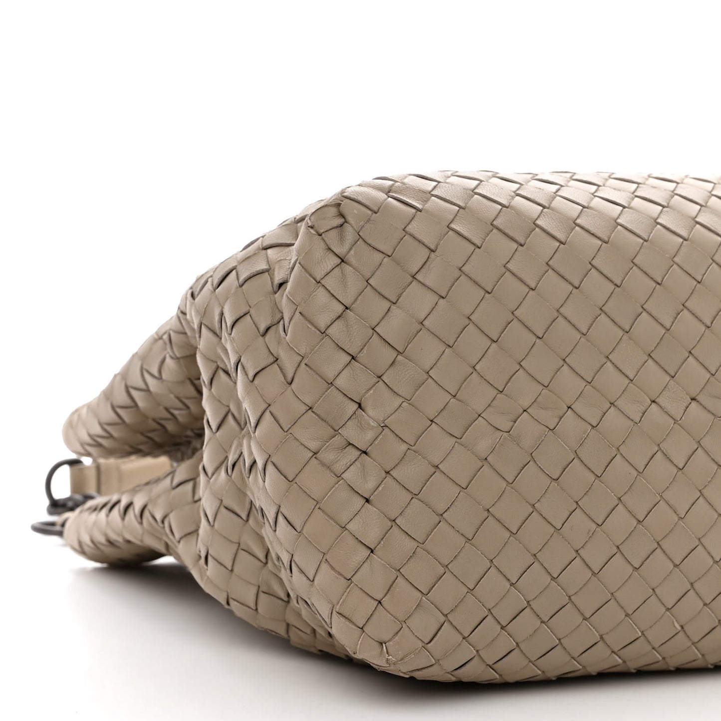 Nappa Intrecciato Top Handle Tote Fume