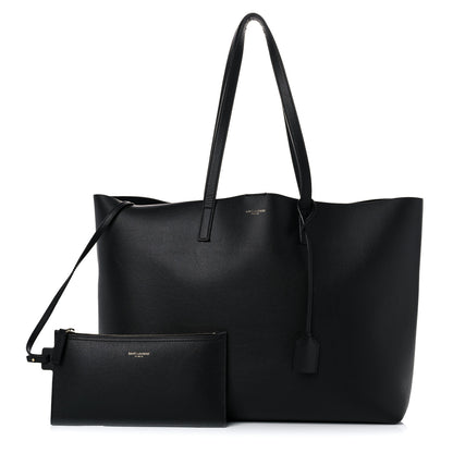 Saint Laurent Calfskin Large Shopping Tote Black 1 of 24
