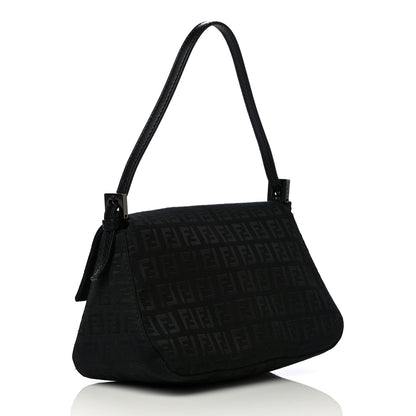 Fendi Zucchino Mini Mama Baguette Black 3 of 10