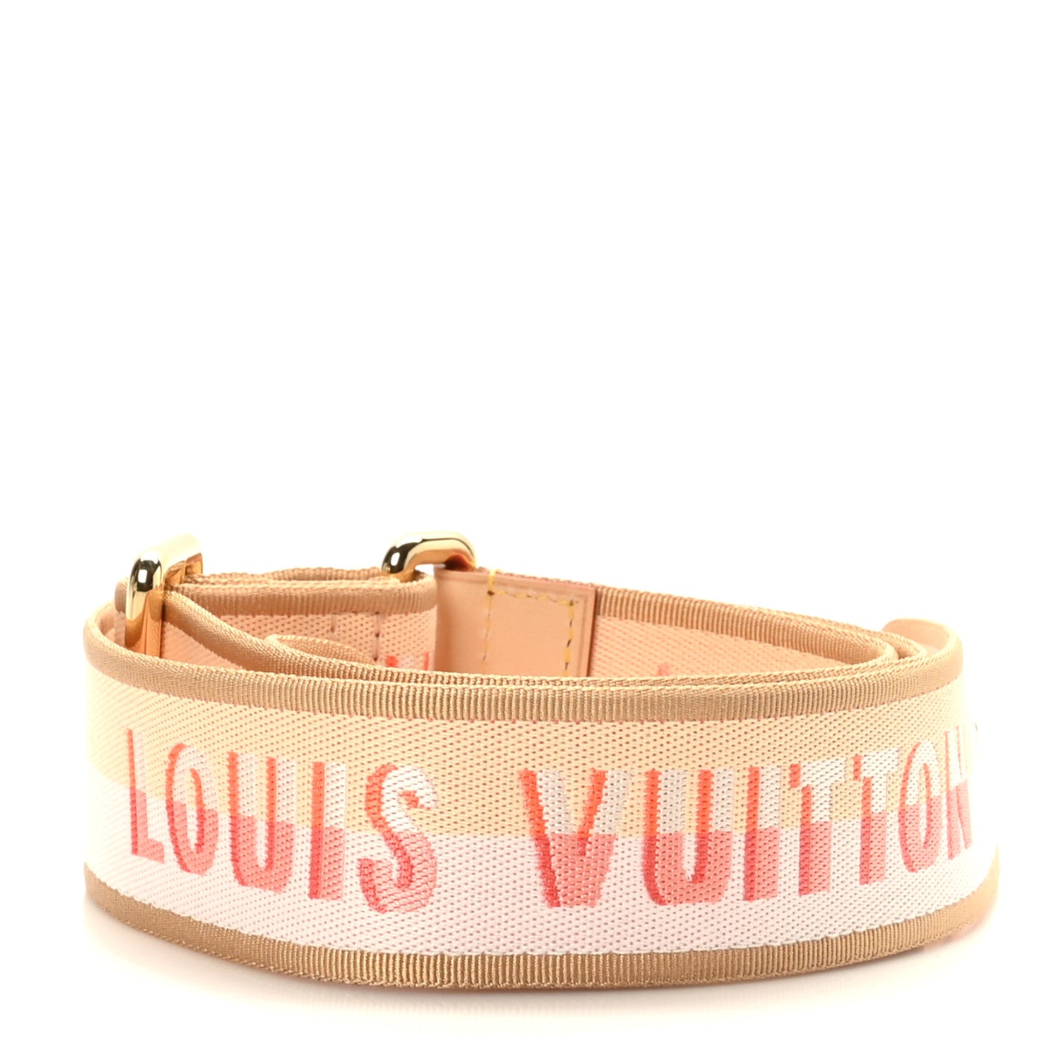 Louis Vuitton Jacquard Speedy Bandouliere 20 Shoulder Strap Pink Orange 2 of 3