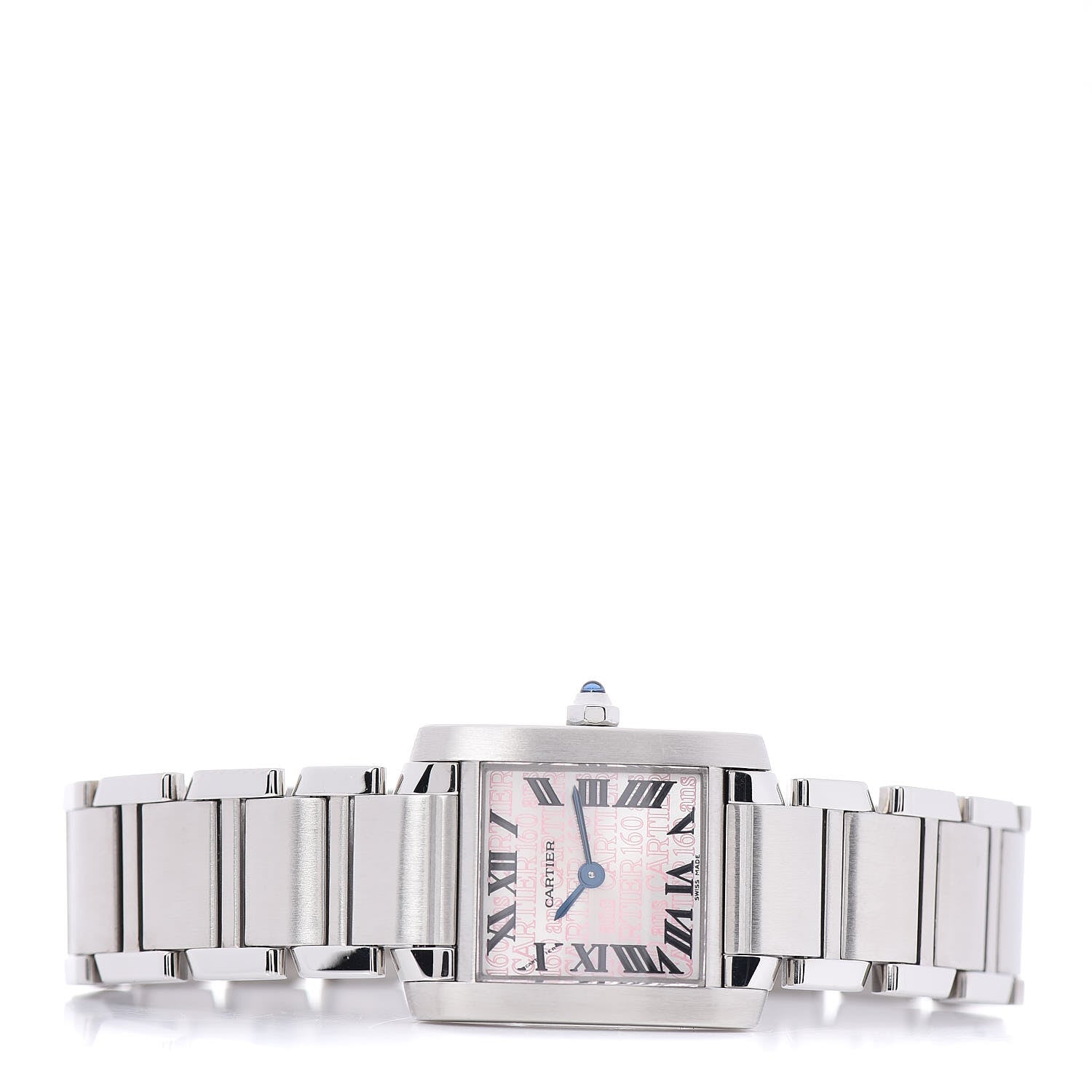 Cartier Stainless Steel 20mm Tank Francaise 160th Anniversary Quartz Watch 3 of 5