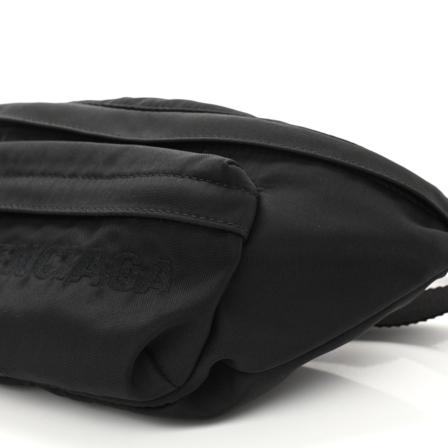 Balenciaga Nylon Wheel Logo Belt Bag Black 7 of 7
