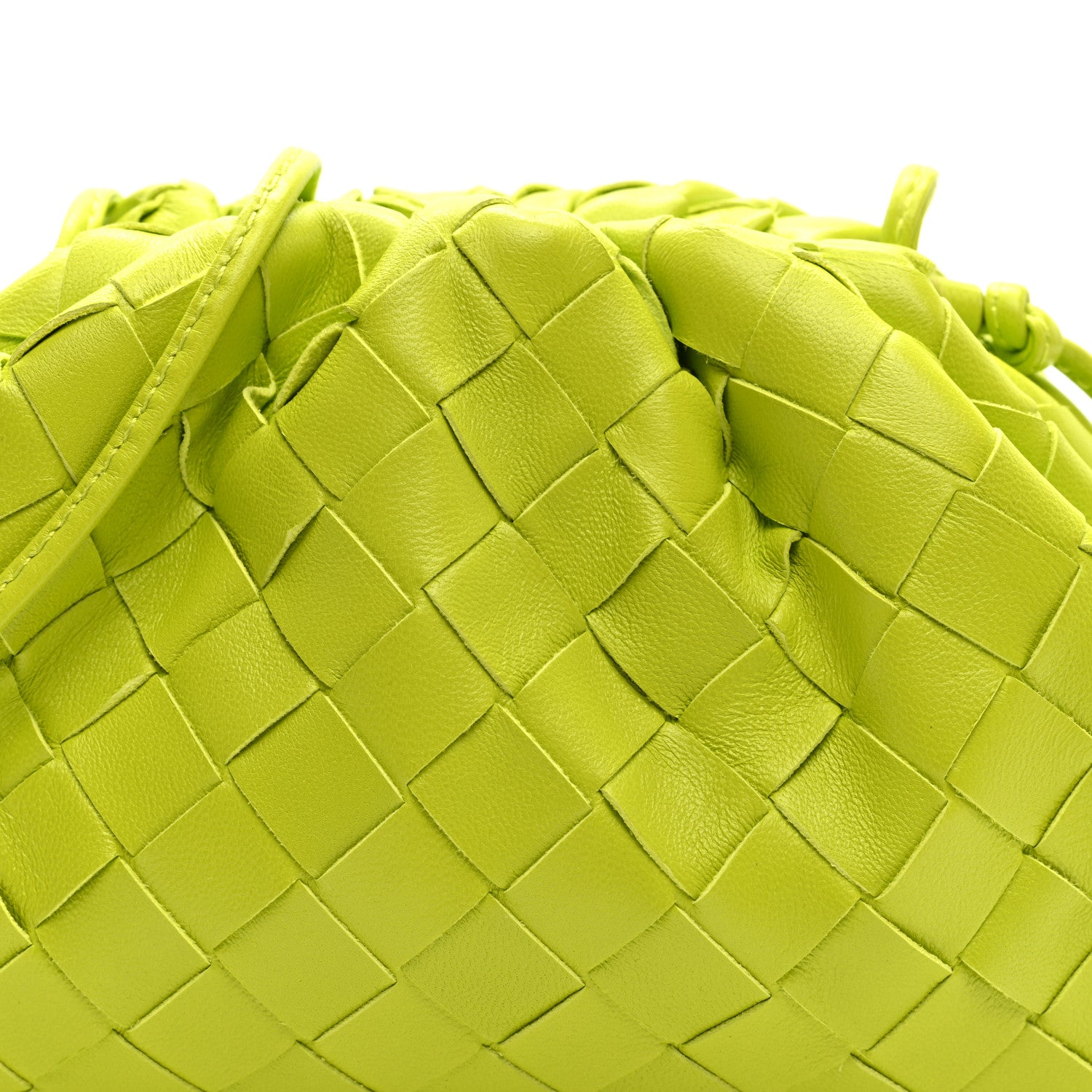 Bottega Veneta Nappa Intrecciato The Mini Pouch Kiwi 7 of 9