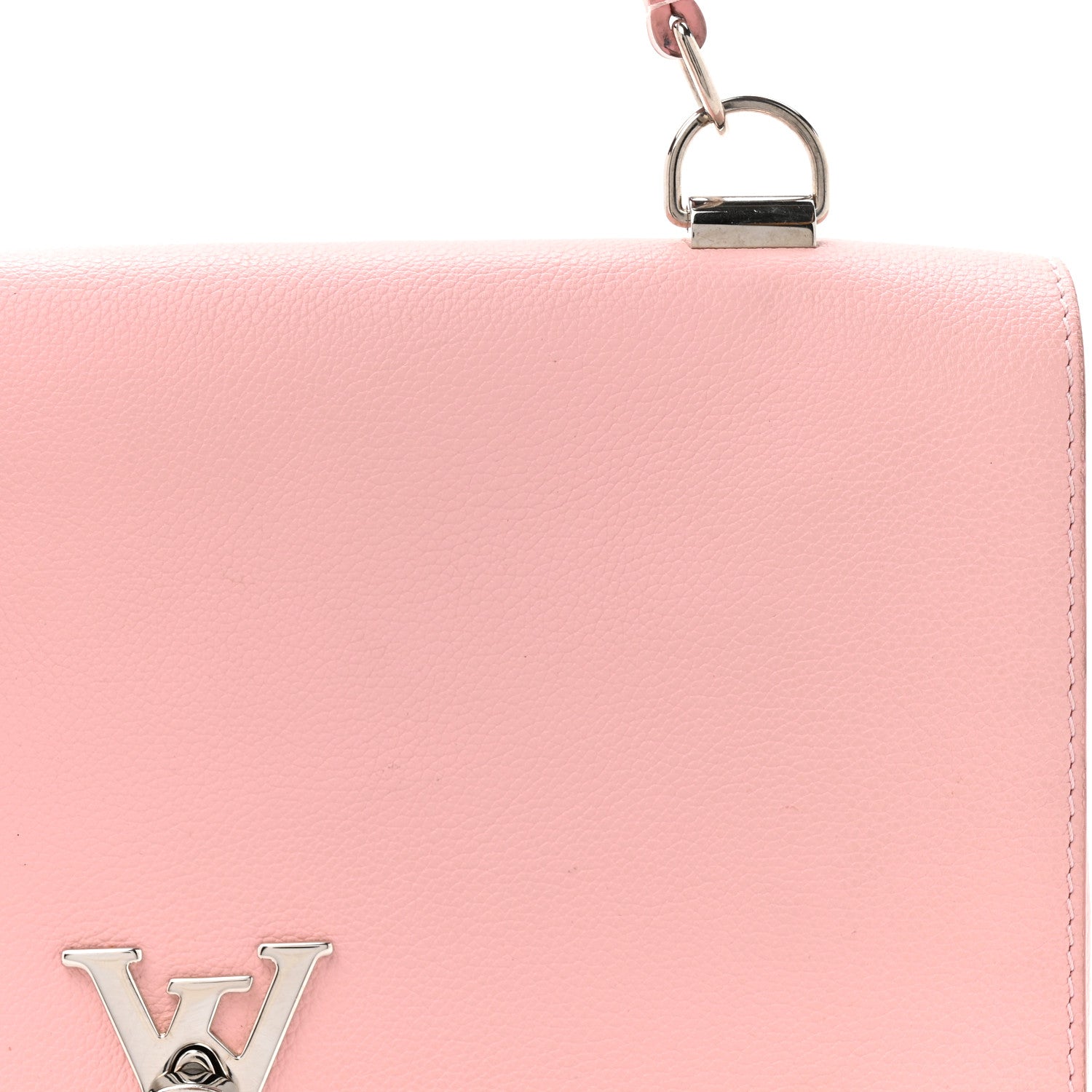Louis Vuitton Soft Calfskin Lockme II Top Handle Rose Ballerine 7 of 13