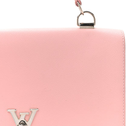 Louis Vuitton Soft Calfskin Lockme II Top Handle Rose Ballerine 7 of 13