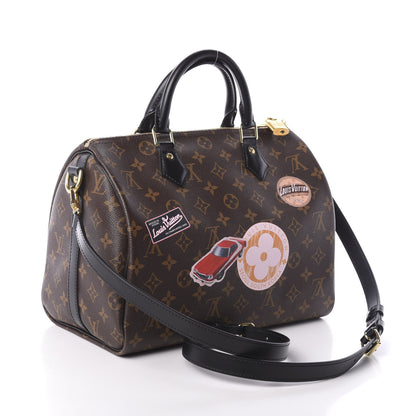Louis Vuitton Monogram My World Tour Speedy Bandouliere 30 Black 3 of 10