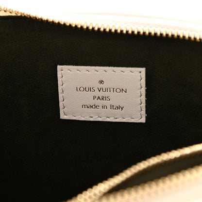 Louis Vuitton Lambskin Embossed Monogram Coussin PM Cream 15 of 17