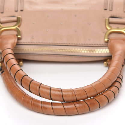 Chloe Calfskin Studded Medium Marcie Satchel Blushy Pink 8 of 13