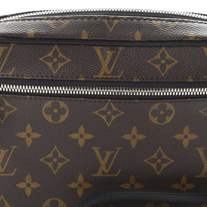 Louis Vuitton Monogram Macassar Kasai Clutch Black 9 of 9