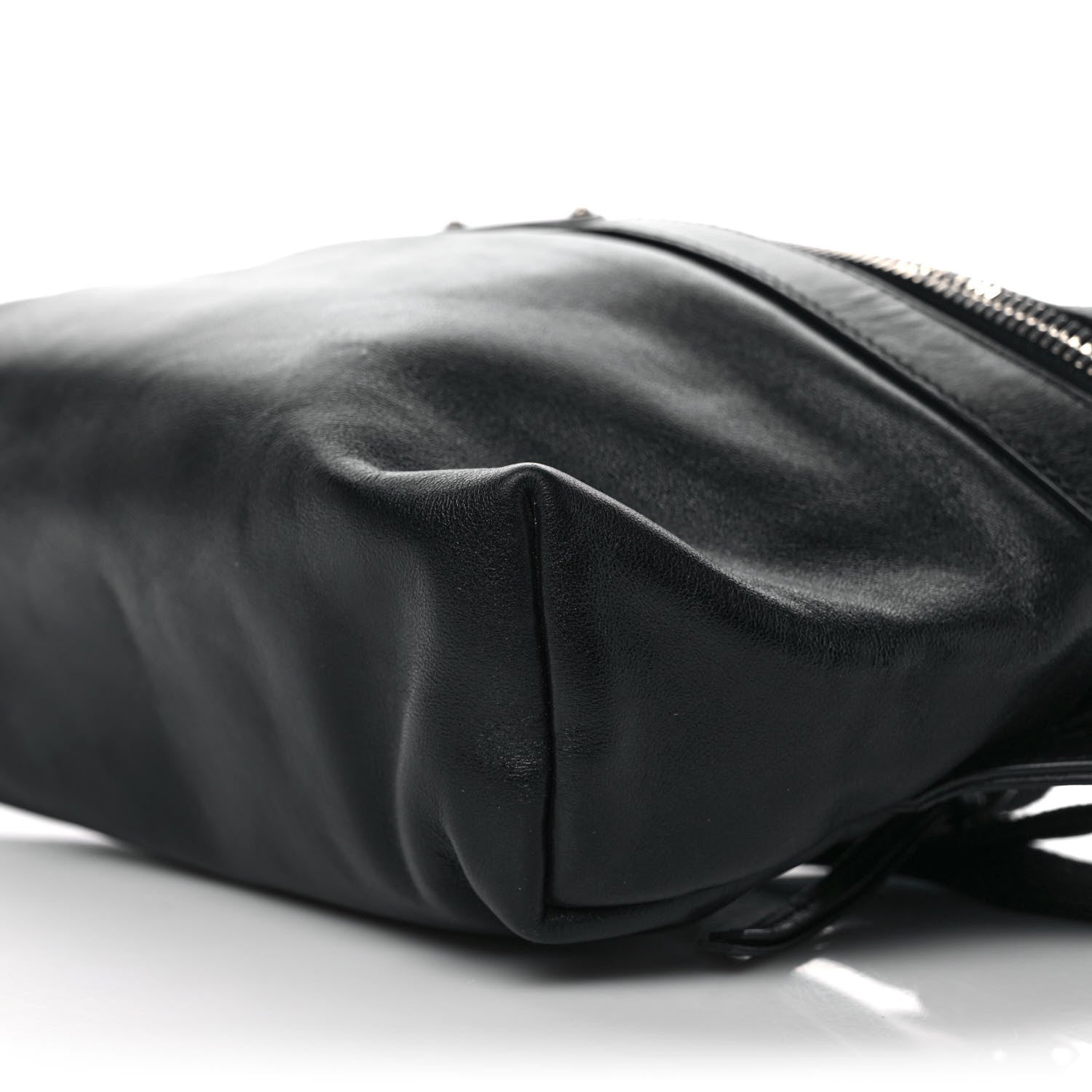 Saint Laurent Calfskin City Belt Bag Black 8 of 8