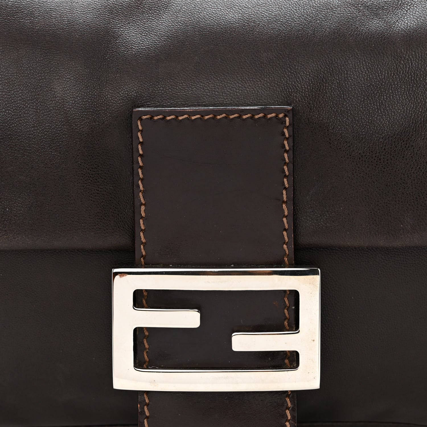 Fendi Calfskin Baguette Brown 8 of 11