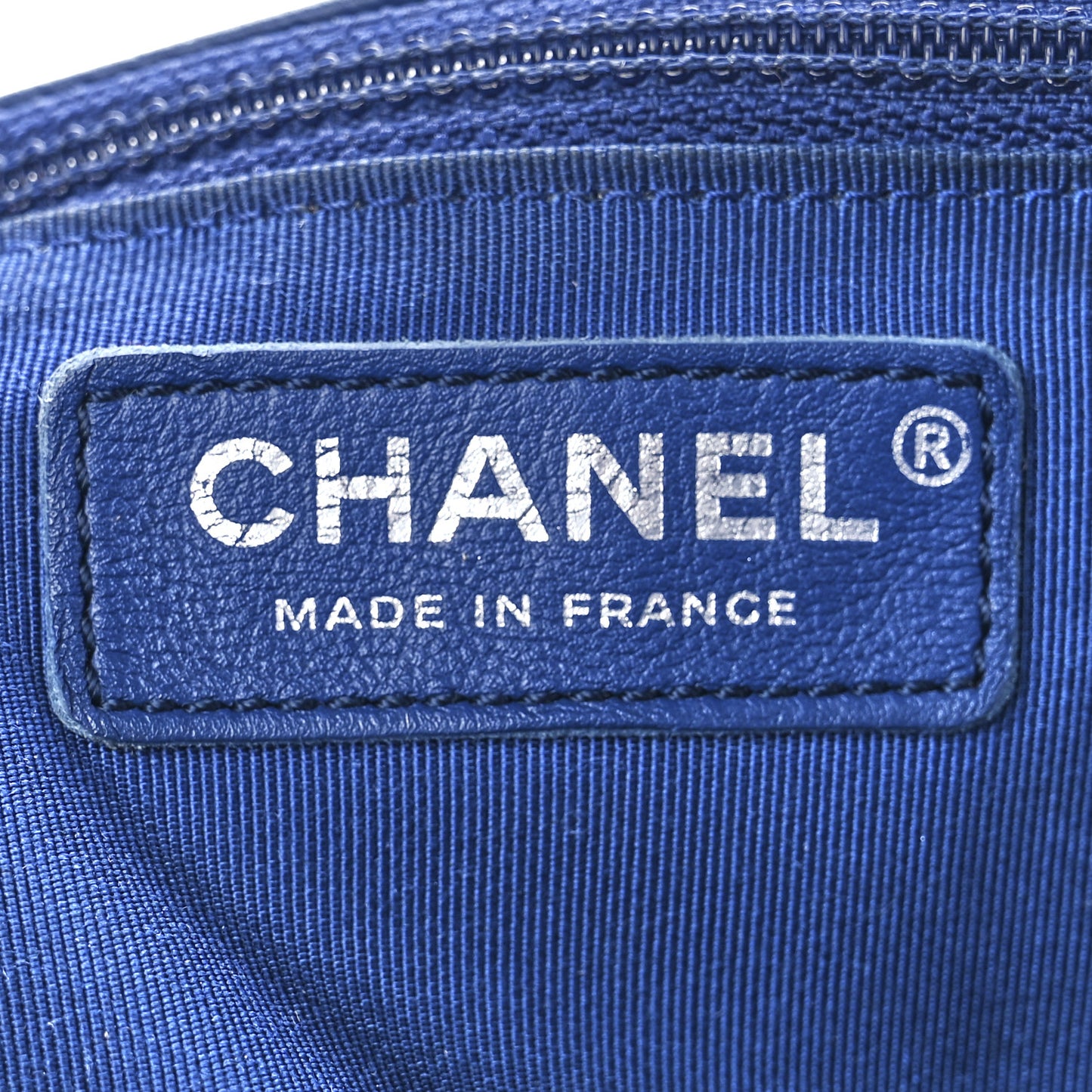 Calfskin Quilted New Medium Boy Flap Blue