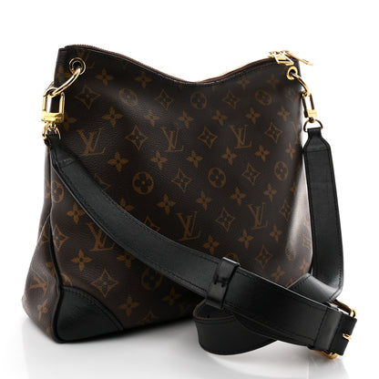 Louis Vuitton Monogram Odeon MM Black 3 of 13