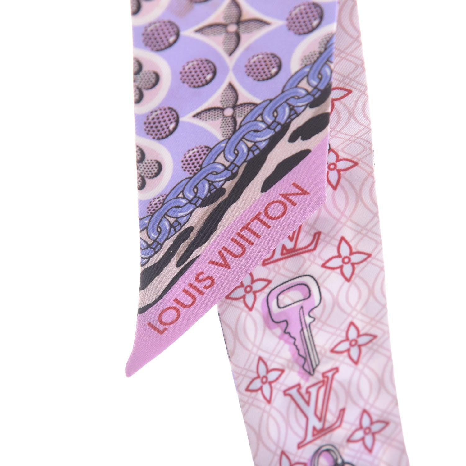 Louis Vuitton Silk Monogram Bubblegram BB Bandeau Blush 4 of 4