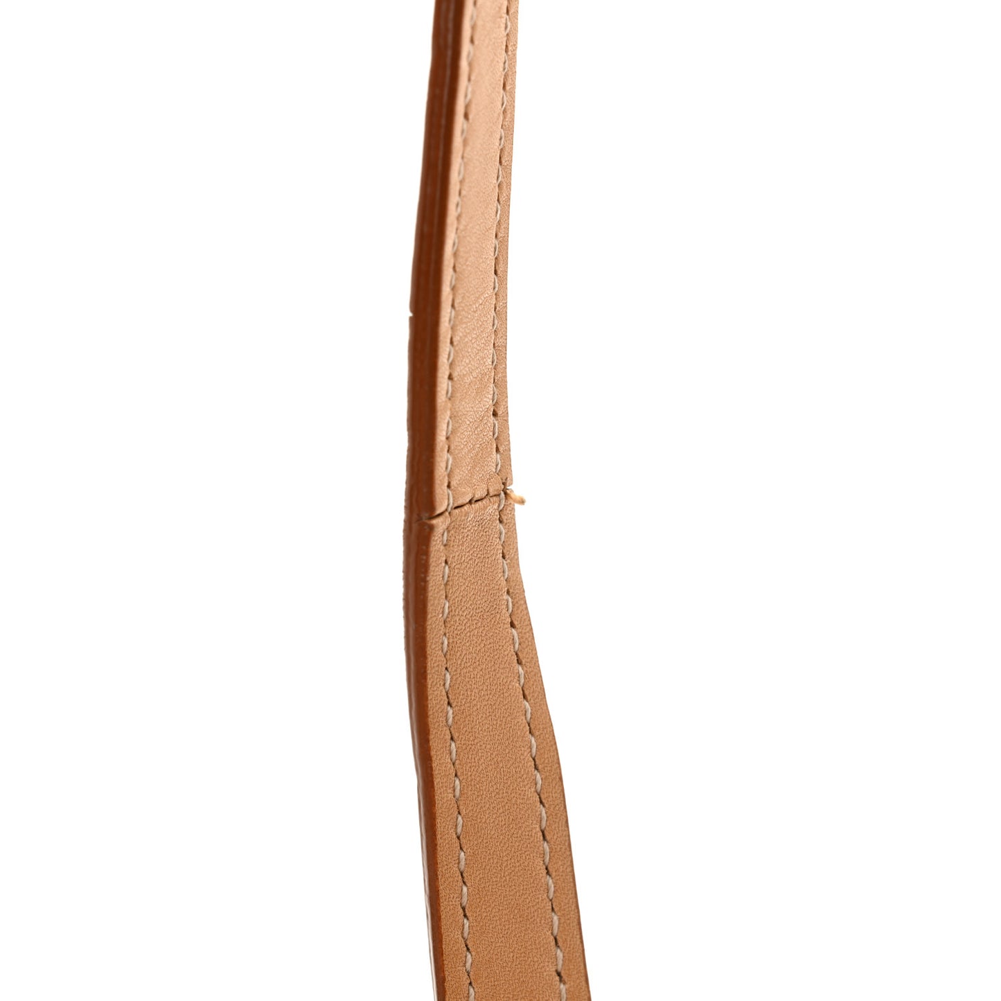 Smooth Vintage Calfskin Small Kaia Satchel Brown Gold