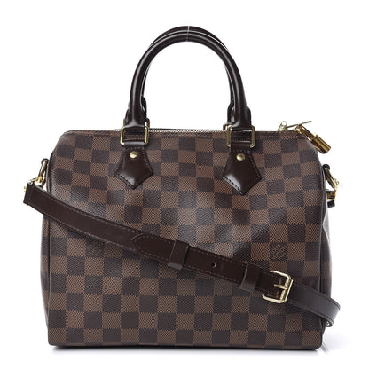 Louis Vuitton Damier Ebene Speedy Bandouliere 25 1 of 11