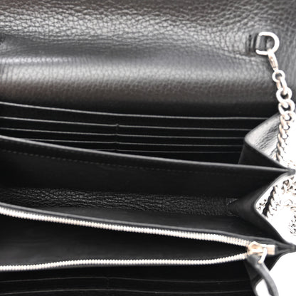 Gucci Calfskin Mini Dionysus Chain Wallet Black 6 of 15