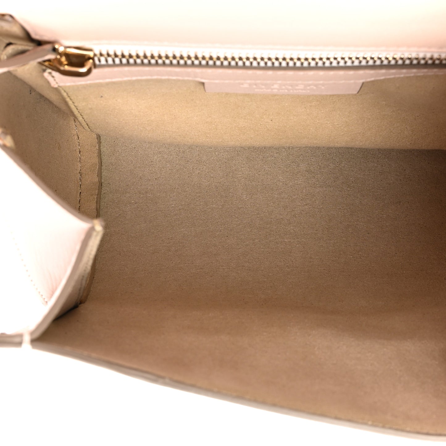 Textured Calfskin Mini Pandora Box Chain Crossbody Bag Powder Pink