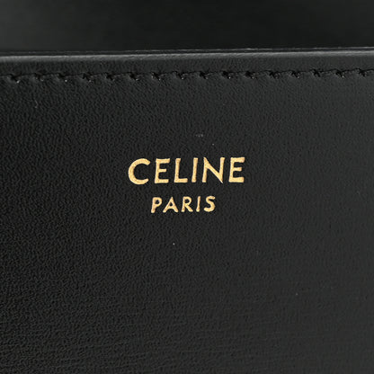 Celine Shiny Calfskin Triomphe Margo Wallet on Chain Black 7 of 11