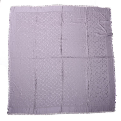 Louis Vuitton Wool Silk Monogram Shawl Parme 1 of 3