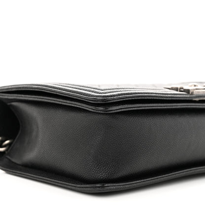 Chanel Caviar Quilted New Medium Boy Flap Black 9 of 11