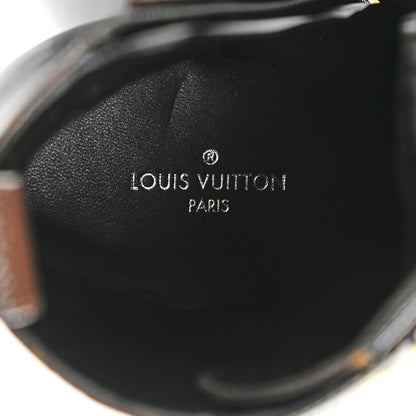 Louis Vuitton Patent Calfskin Monogram Star Trail Ankle Boots 35.5 Black 7 of 9