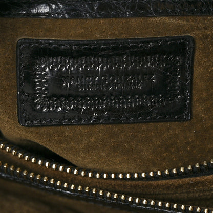 Nancy Gonzalez Crocodile Studded Tote Black 5 of 7