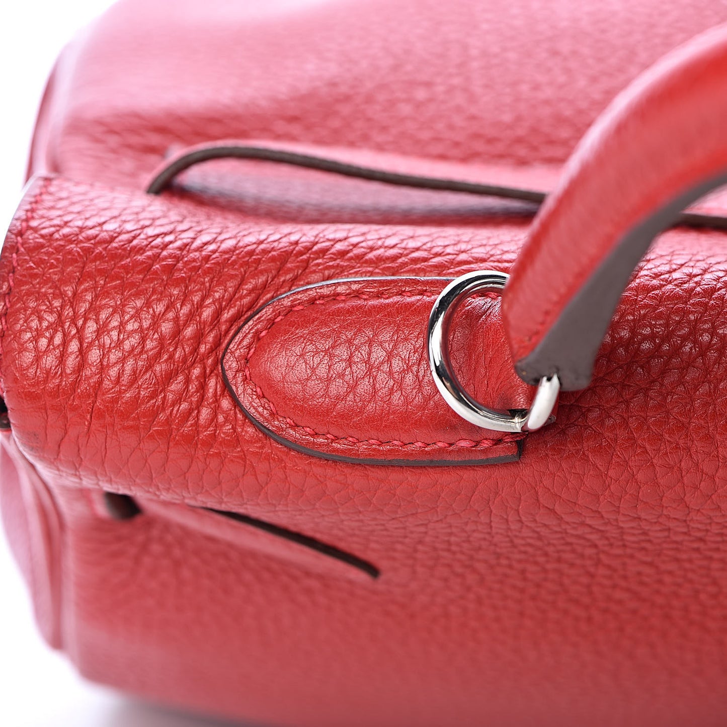 Taurillon Clemence Retourne Kelly 35 Rouge Garance