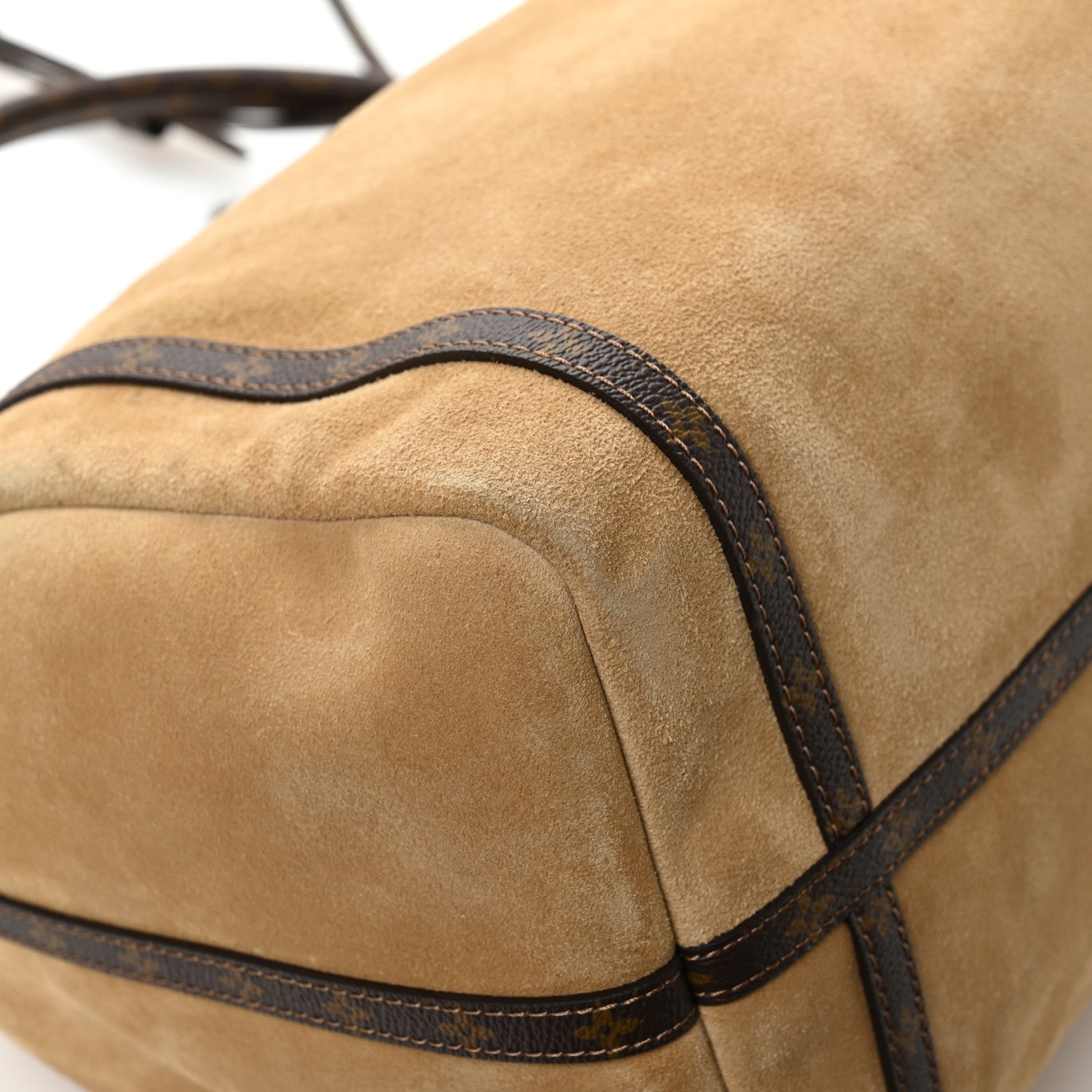 Louis Vuitton Suede Monogram Express MM Hazelnut 10 of 11