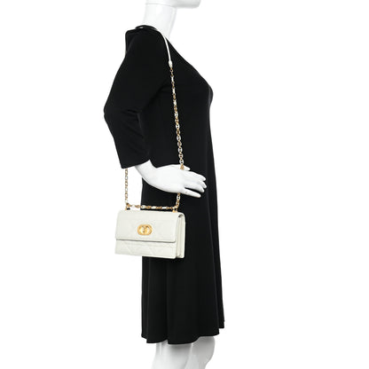 Christian Dior Lambskin Macrocannage Mini Miss Caro Bag Latte 2 of 14