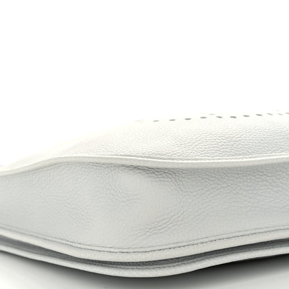 Hermes Taurillon Clemence Evelyne III PM Bleu Pale 9 of 11