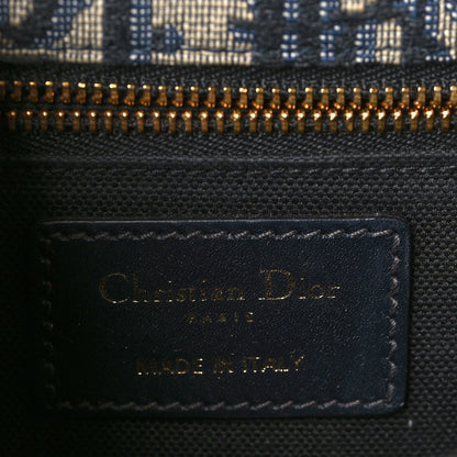 Christian Dior Oblique 30 Montaigne Flap Bag Blue 6 of 9
