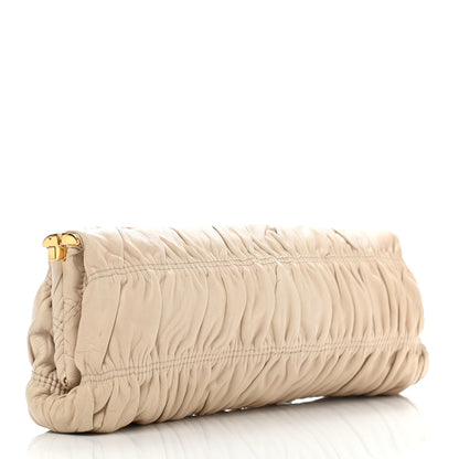 Prada Nappa Gaufre Clutch Cera 3 of 15