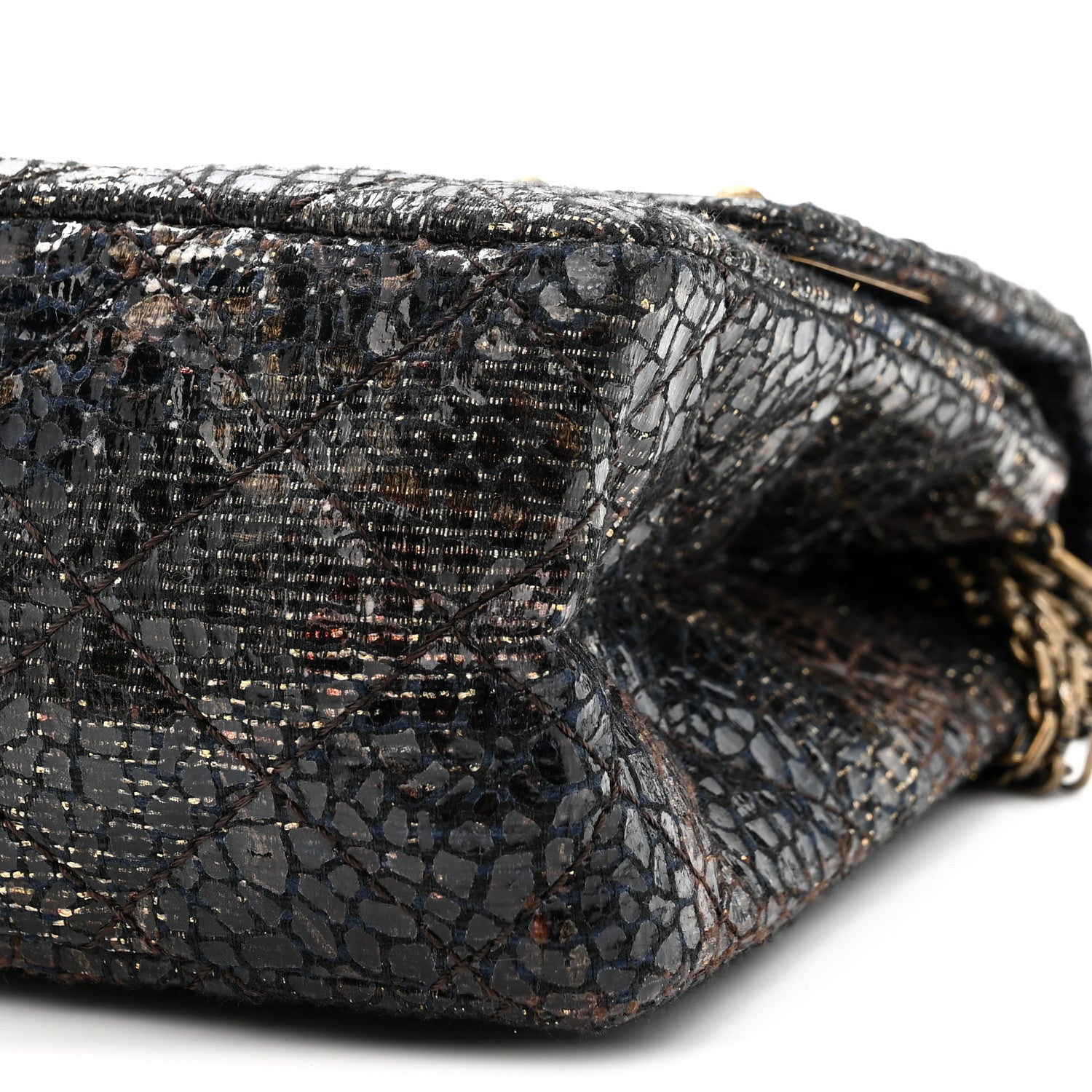 Chanel Metallic Glazed Tweed Quilted 2.55 Paris Shanghai Reissue 226 Flap Multicolor 10 of 11