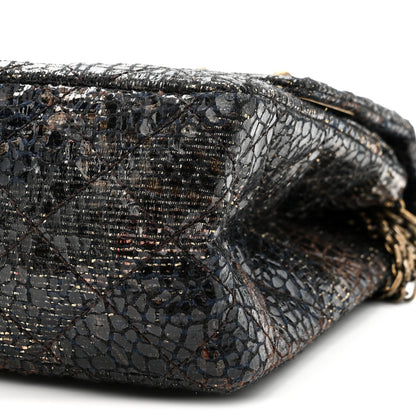Chanel Metallic Glazed Tweed Quilted 2.55 Paris Shanghai Reissue 226 Flap Multicolor 10 of 11