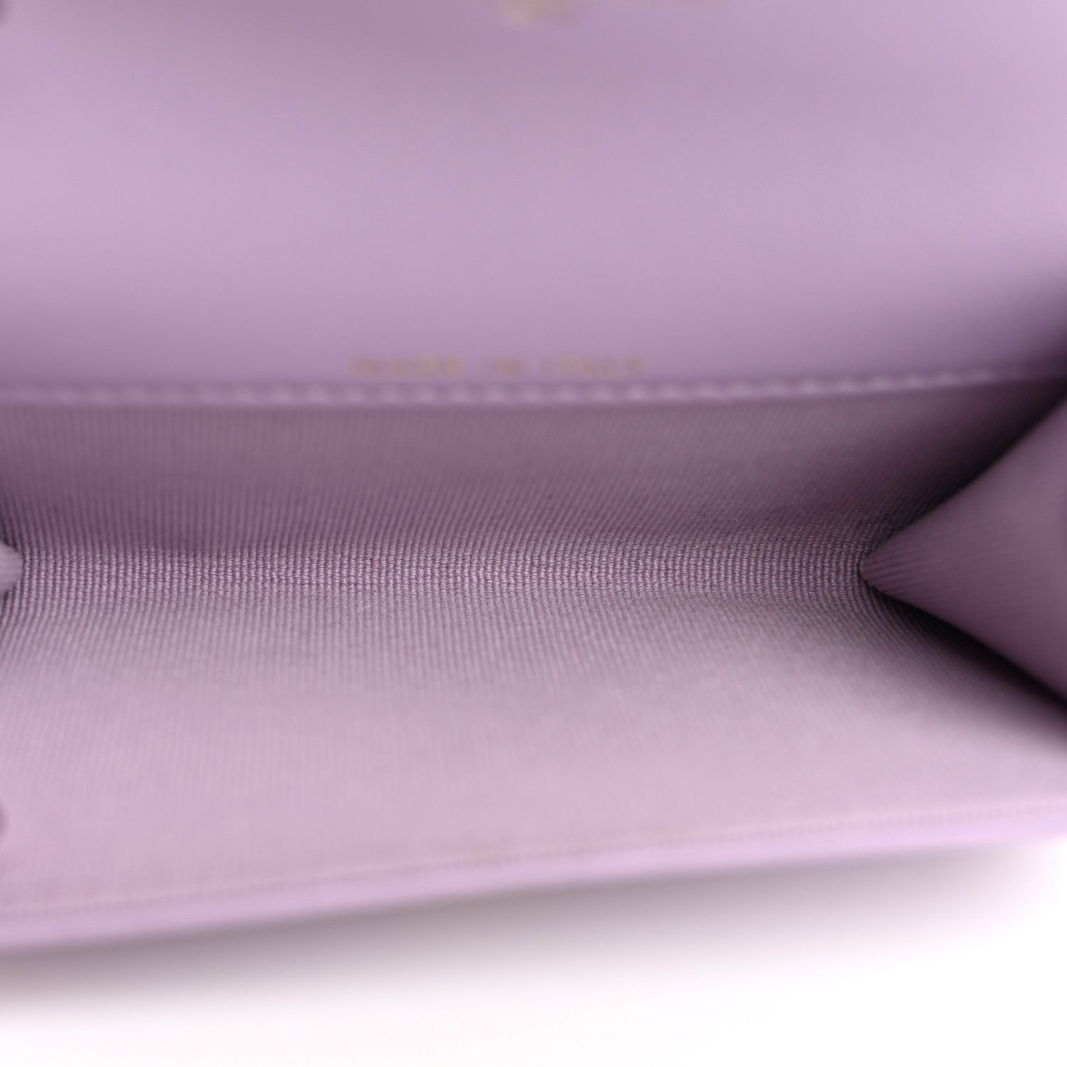Chanel Lambskin Quilted Chanel 19 Flap Card Holder Light Purple 5 of 9