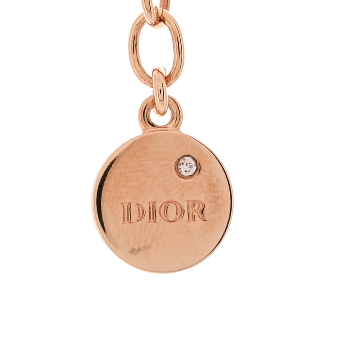 Crystal Dio(r)evolution Necklace Rose Gold