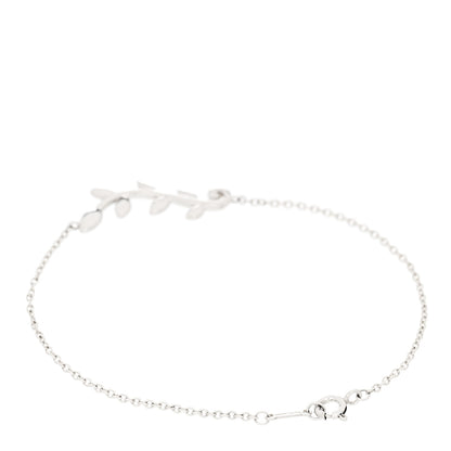 Tiffany Sterling Silver Paloma Picasso Olive Leaf Vine Bracelet 2 of 5
