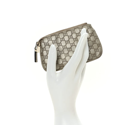 Gucci Metallic Microguccissima Key Case Grey 2 of 7