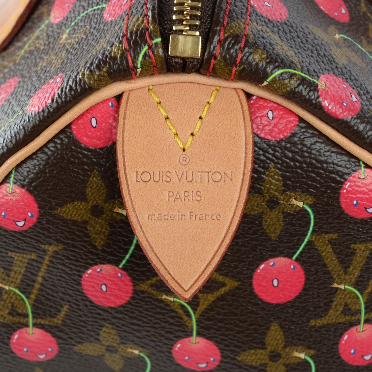 Louis Vuitton Monogram Cerises Speedy 25 5 of 7
