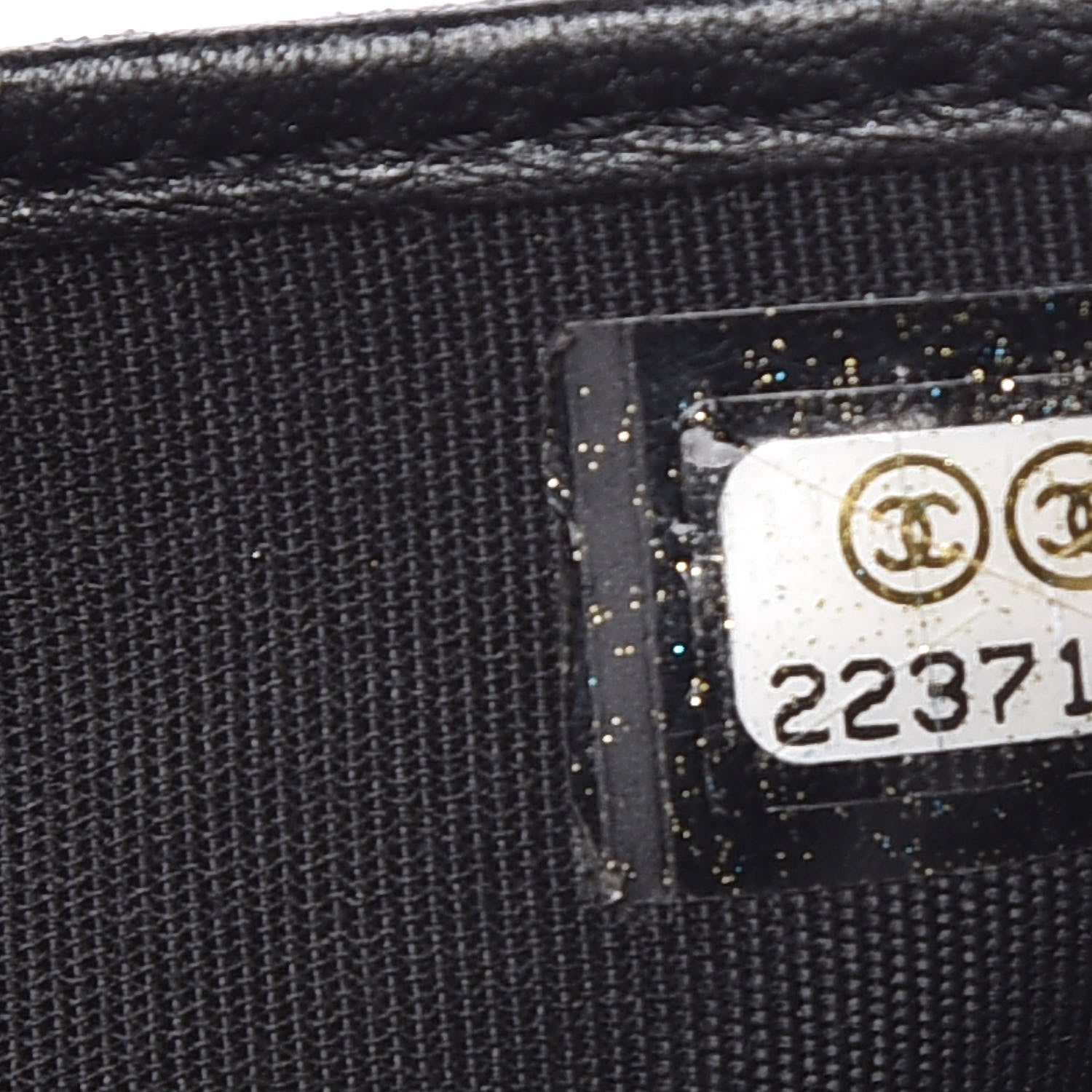 Chanel Patent Quilted Compact Boy Wallet Black 8 of 19