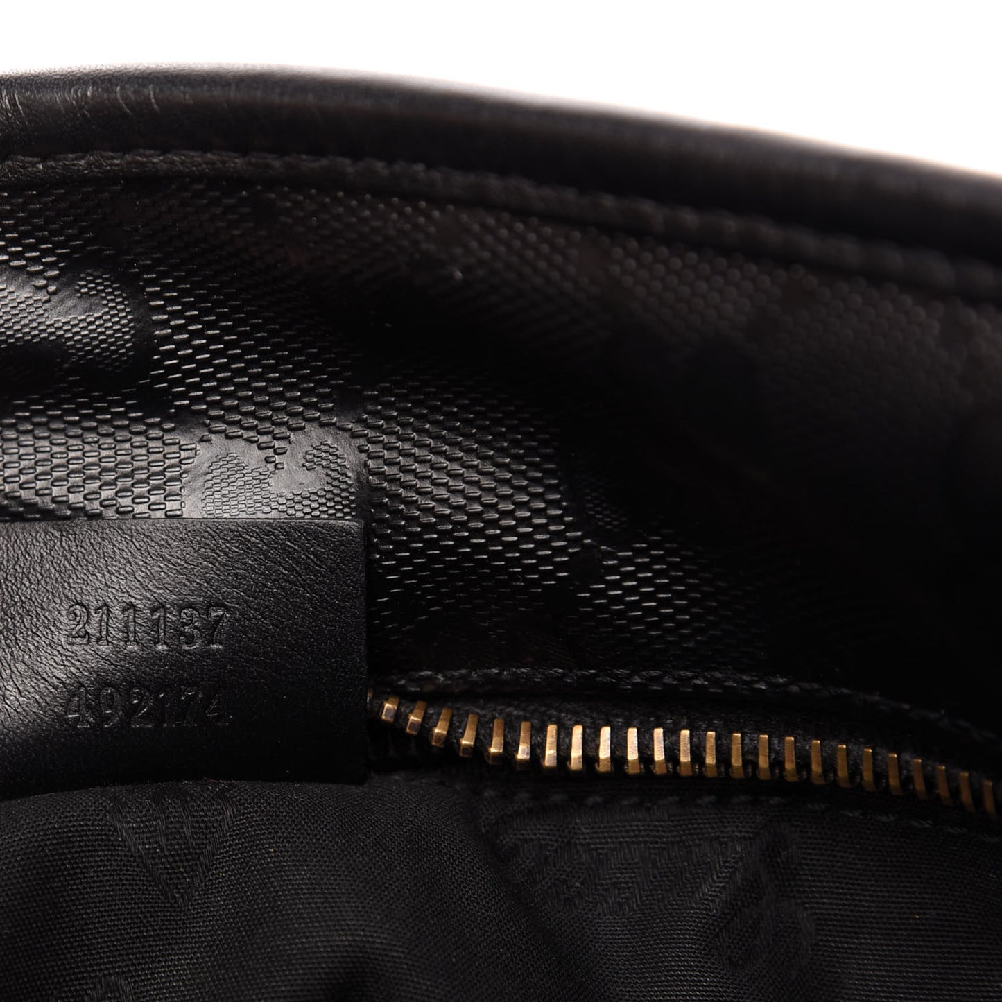 Imprime Monogram Medium Zippered Shopping Tote Black