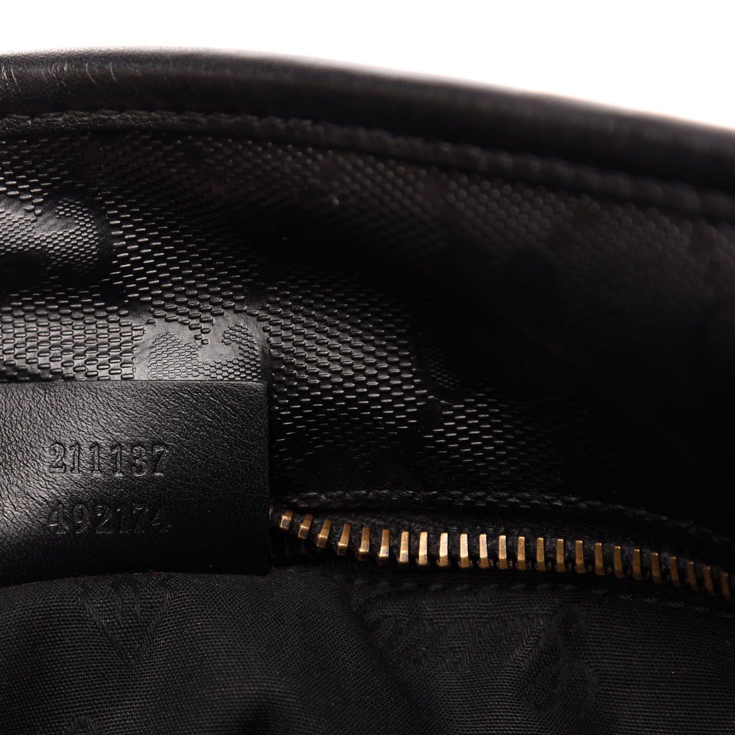 Gucci Imprime Monogram Medium Zippered Shopping Tote Black 9 of 12