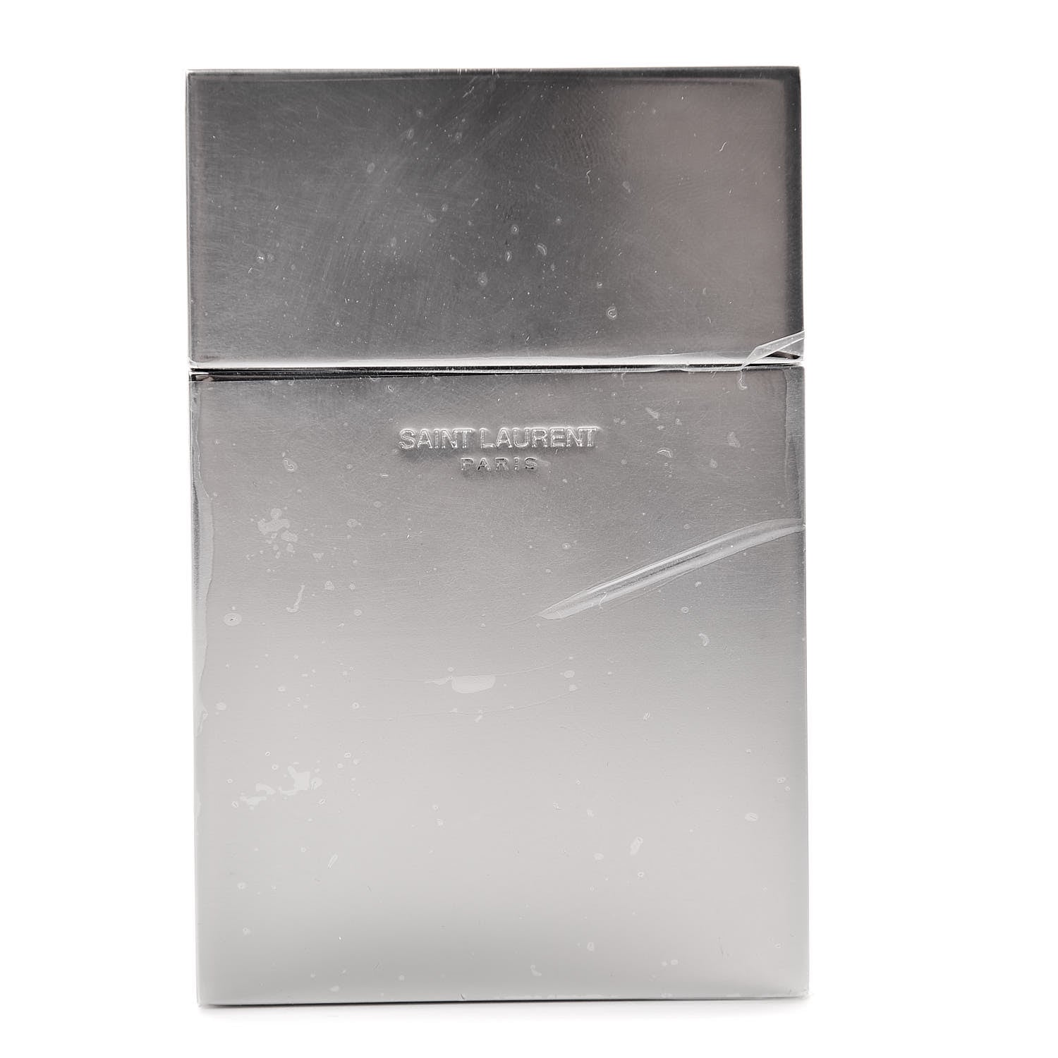 Saint Laurent シルバー ケース Saint Laurent Metal Cigarette Case Silver 491759 – FASHIONPHILE